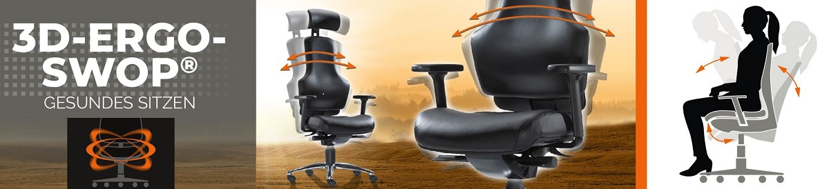 Bürostuhl-Jena.de ➜ 3D-ErgoSWOP ➜ Bewegtes Sitzen